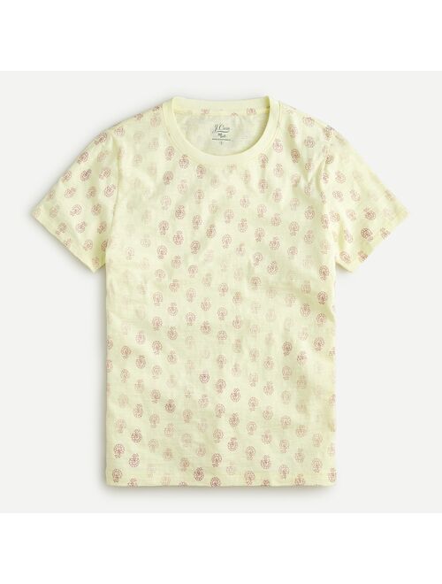 J.Crew New vintage cotton crewneck T-shirt in faded floral