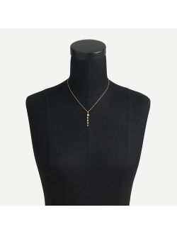 Demi-fine freshwater pearl lariat necklace