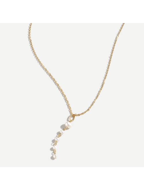 J.Crew Demi-fine freshwater pearl lariat necklace