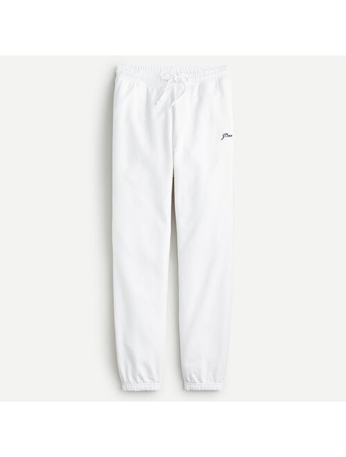 J.Crew Original cotton terry sweatpant with logo embroidery