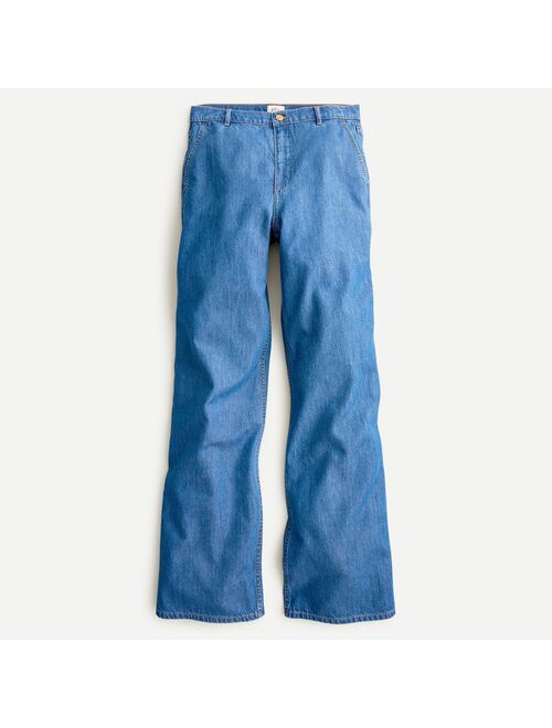 J.Crew High-rise drapey trouser jean