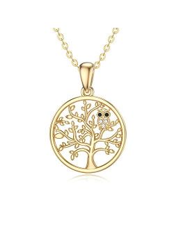 14k Solid Gold Necklaces for Women 6 style Moissanite Necklaces Gold Jewelry Present for mother from daughter