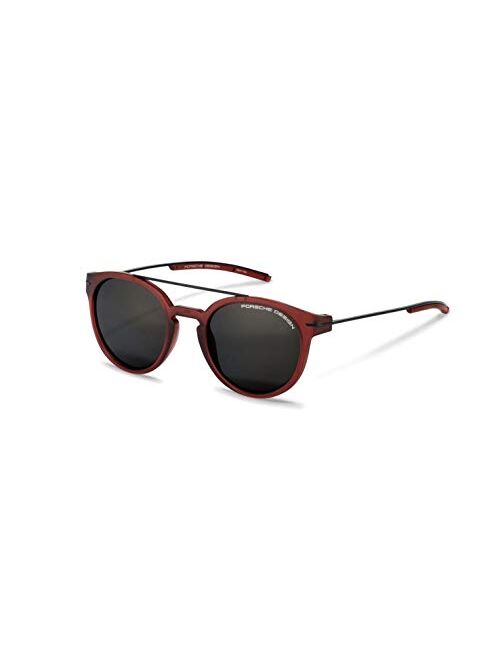 Authentic Porsche Design P 8644 C Red Polarized Sunglasses
