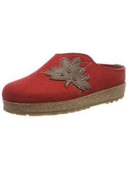 Women's GZL Motif Clogs Grizzly Mood, Ruby red