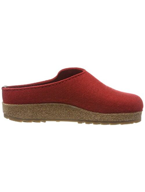 HAFLINGER Women's GZL Motif Clogs Grizzly Mood, Ruby red