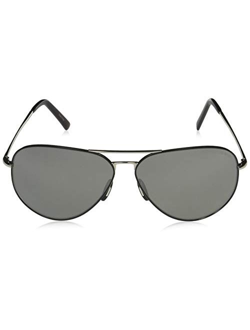 Authentic Porsche Design P 8508 R Palladium/Black Sunglasses