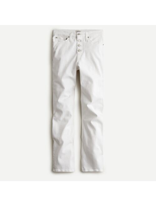 J.Crew Petite10" demi-boot crop jean in white