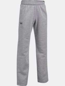 Boys' UA Hustle Fleece Pants