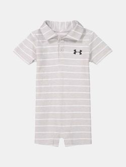 Boys' Newborn UA Stripe Polo Shortall