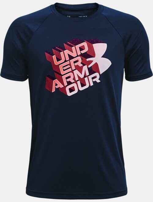 Under Armour Boys' UA Tech™ Glow Half Symbol Short Sleeve