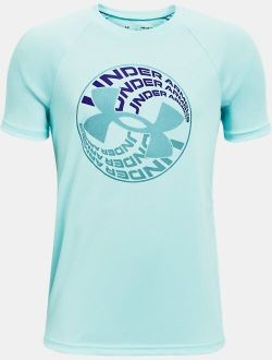 Boys' UA Tech Glow Circle Short Sleeve