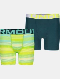 Boys' UA Stripe Boxerjock Set 2-Pack
