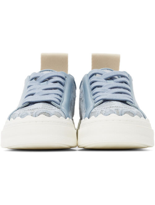 Chloé Blue Lace Lauren Sneakers