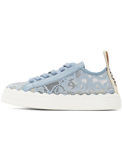 Chloé Blue Lace Lauren Sneakers