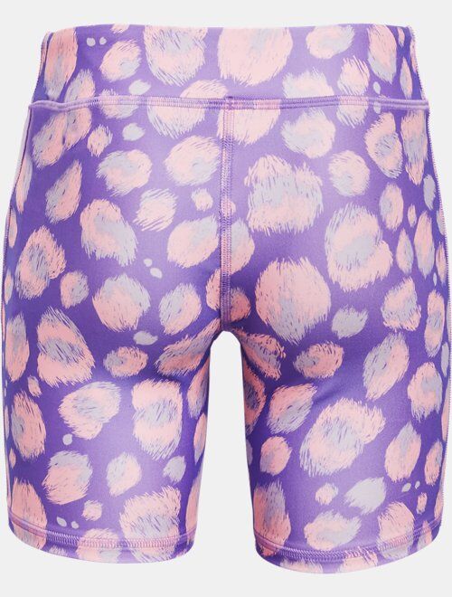 Under Armour Girls' HeatGear® Armour AOP Bike Shorts