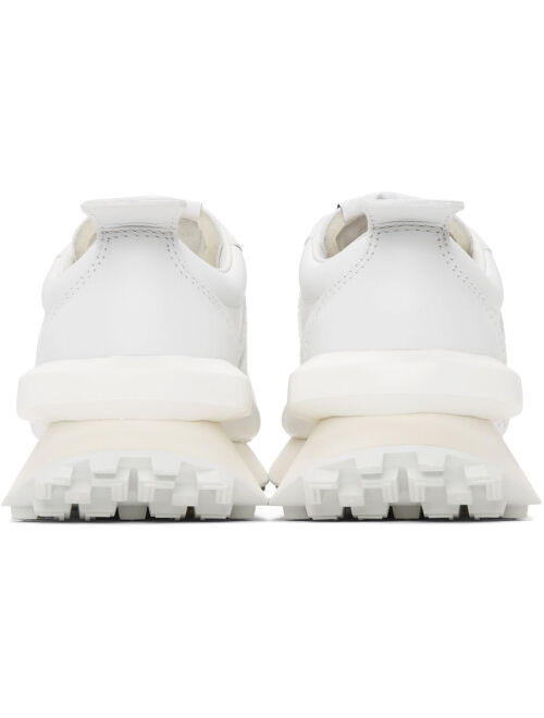 Lanvin White Gallery Dept. Edition Leather Bumpr Sneakers