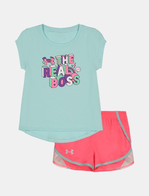 Under Armour Girls' Toddler UA The Real Boss Set