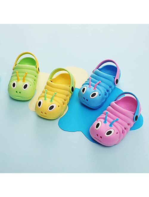 JUXI Toddler Sandals Baby Boys Girls Cute Cartoon Clogs & Mules Kids Slippers