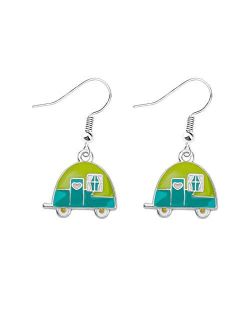 BNQL Camping Earrings Travel Trailer Camping Gifts Camper Lover Gifts Camping Themed Gifts for Women