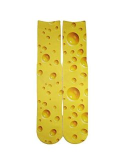 Benefeet Sox Mens Funny Crazy Socks Boys 3D Print Pattern Cool Design Novelty Character Tube Basketball Socks