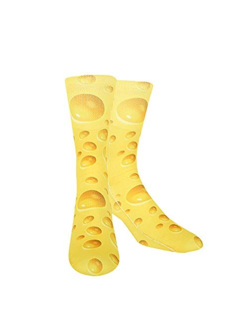 Benefeet Sox Mens Funny Crazy Socks Boys 3D Print Pattern Cool Design Novelty Character Tube Basketball Socks