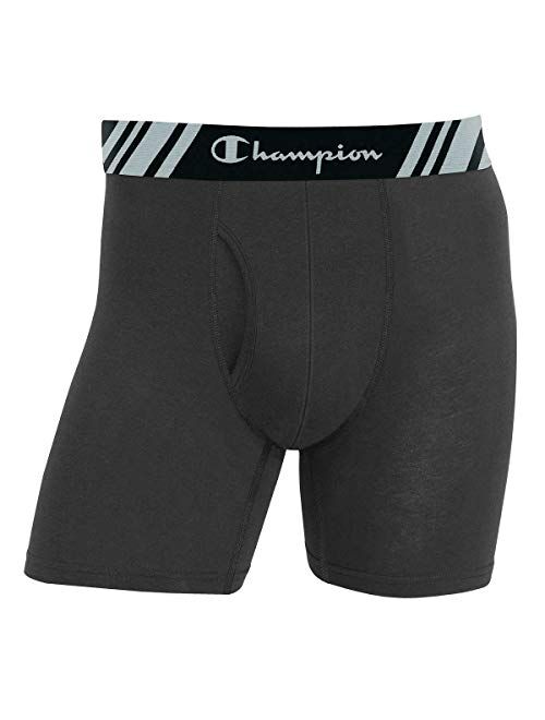 Champion Men's 5 Pack Smart Temp Boxer Brief - New 5 Value Pack - Multi Color - Medium