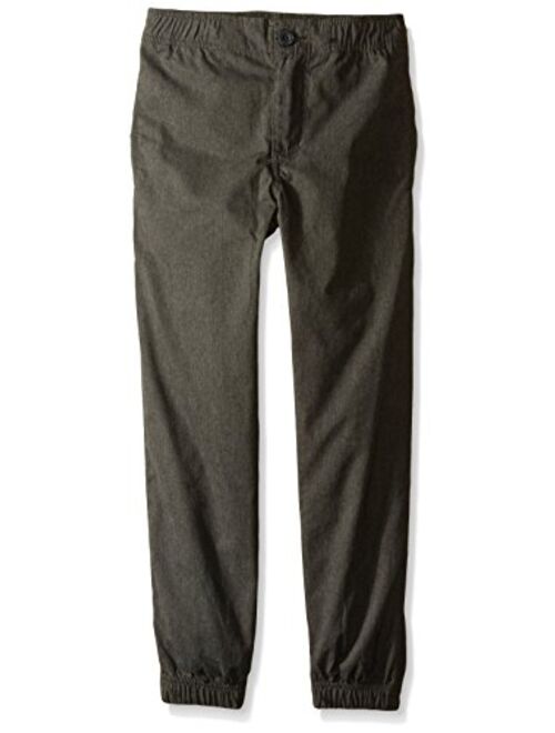 Nautica Boys' Jogger Pant with Constructed Partial Elastic Waistband