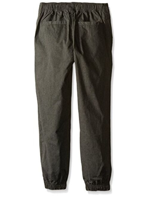 Nautica Boys' Jogger Pant with Constructed Partial Elastic Waistband