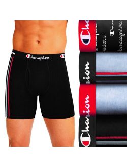 Men's Champion® 4-pack Everyday Comfort Stretch Boxer Briefs