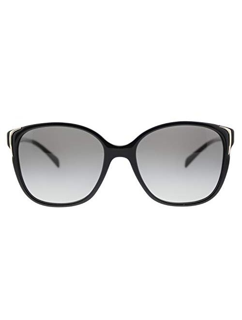 Prada PR01OS Sunglasses-Gray Gradient lens Black (1AB3M1)-55mm