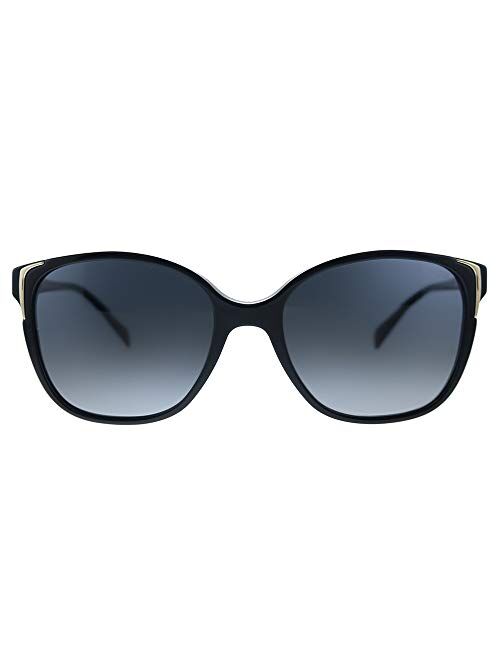 Prada Conceptual PR 01OS 1AB5W1 Black Plastic Square Sunglasses Grey Gradient Polarized Lens