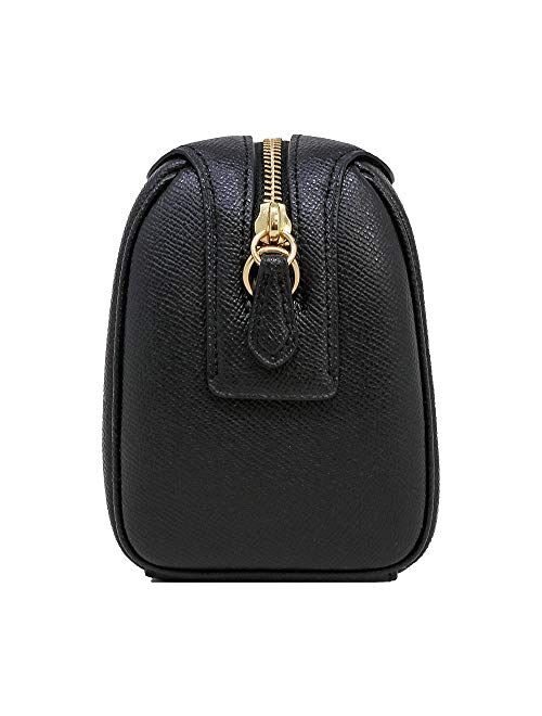 Coach Womens Crossgrain Leather/Signature Mini Bennett Crossbody Bag