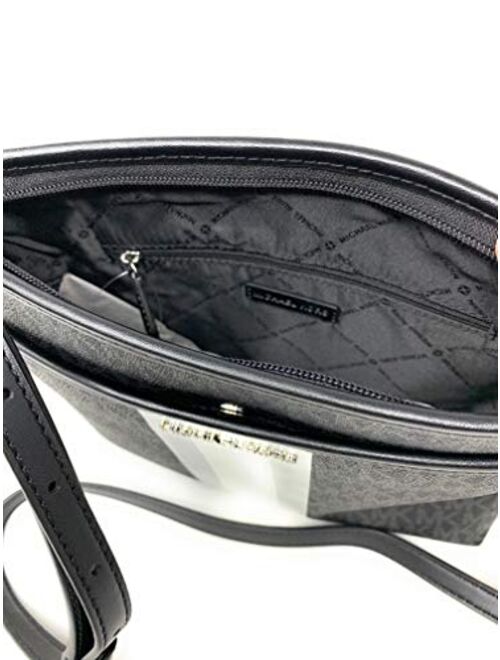 Michael Kors Bedford Small Logo Stripe Crossbody Bag