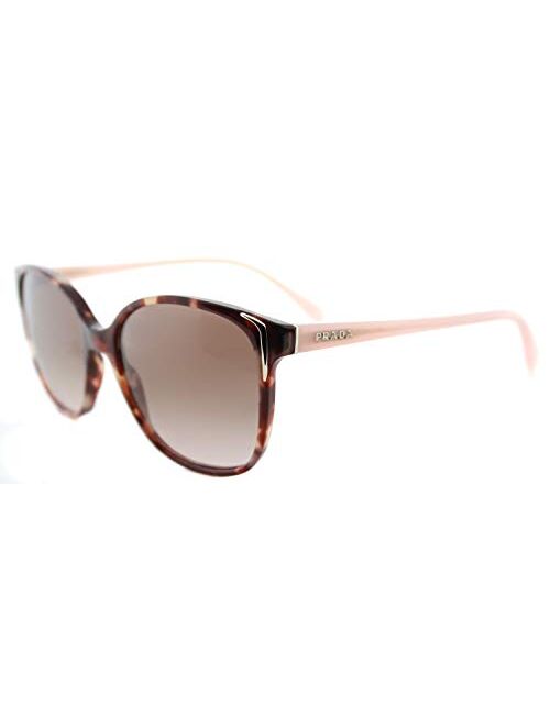 Prada PR01OS UE00A6 Spotted Brown/Pink PR01OS Round Sunglasses Lens Category