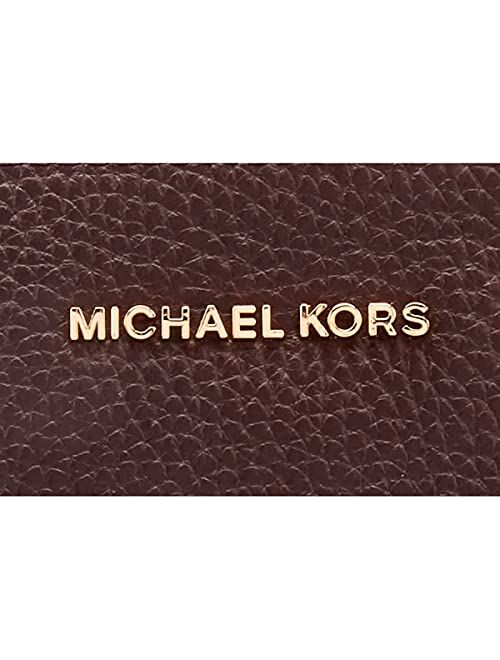 Michael Kors Double-Pouch Ladies Large Brown Leather Crossbody Bag 32S9GF5C4L-237