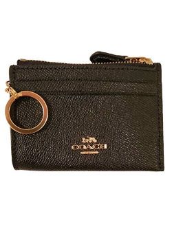 Mini Skinny ID and Coin Case with Attached Key Ring