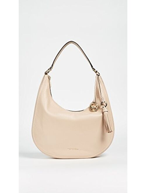 MICHAEL Michael Kors Women's Lydia Large Hobo, Oyster, One Size