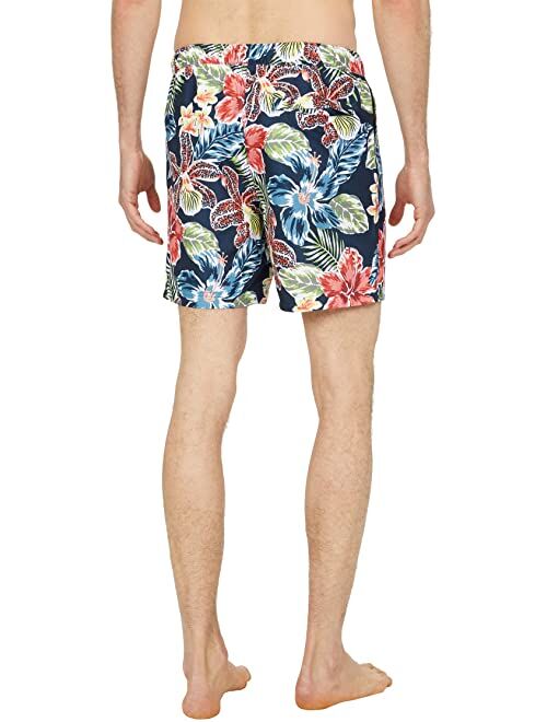 Original Penguin Large Floral Print Swim Shorts