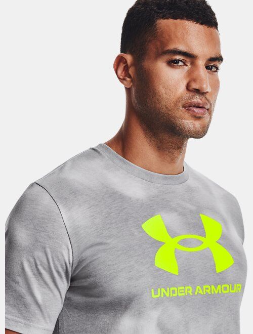 Under Armour Men's UA Sportstyle Logo Print Short Sleeve