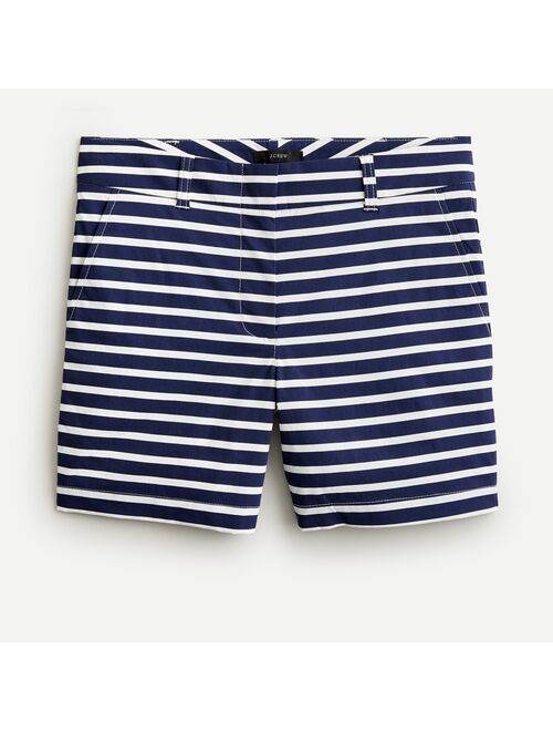 J.Crew 5" tech short in stripe
