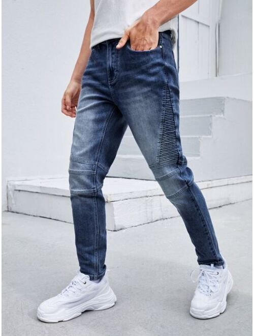Shein Men Washed Tapered Jeans