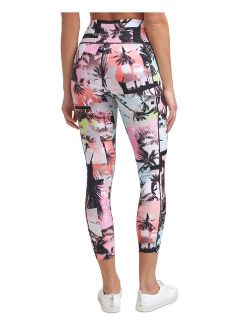 Calvin Klein Printed High-Waist 7/8 Length Leggings