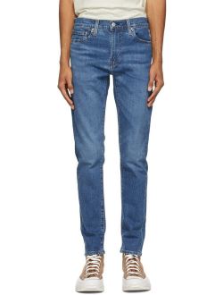 Blue 510 Mid Rise Skinny Fit Jeans