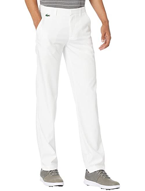 Lacoste Solid Golf Mid Rise Regular Fit Pants