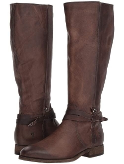 Melissa Belted Women's Leather Knee-High Boots