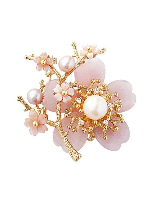Sonloka 5 Pcs Fashion Pearl Brooch,Sweater Shawl Clip Double Faux Pearl  Brooches Waist Pants Extender Safety Pins