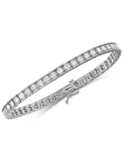 Macy's Diamond Tennis Bracelet (4 ct. t.w.) in 10k White Gold