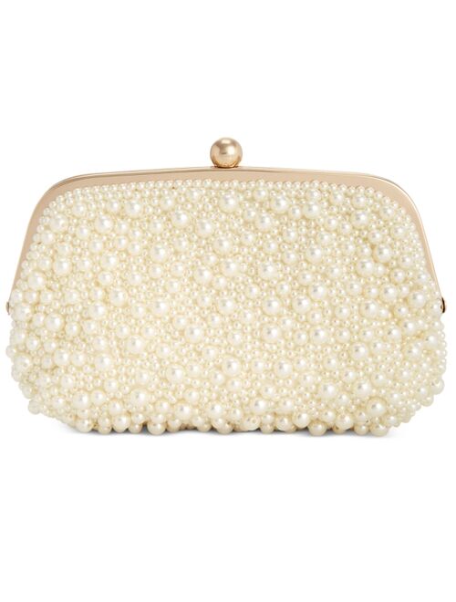 INC International Concepts INC All Over Pearl Pouch Clutch, Created for Macy's