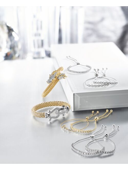 Macy's Diamond Bolo Bracelet (1/2 ct. t.w.) in 14k White Gold