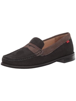 Unisex-Child Leather Boys/Girls Casual Comfort Slip on Moccasin Penny Loafer Driving Style
